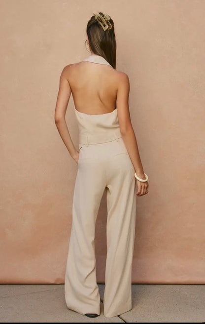 Heaven Sent Collared Jumpsuit