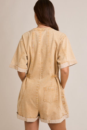 Utility Zip Up Shortall