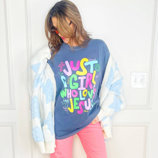 Just a Girl who  Loves Jesus Tee