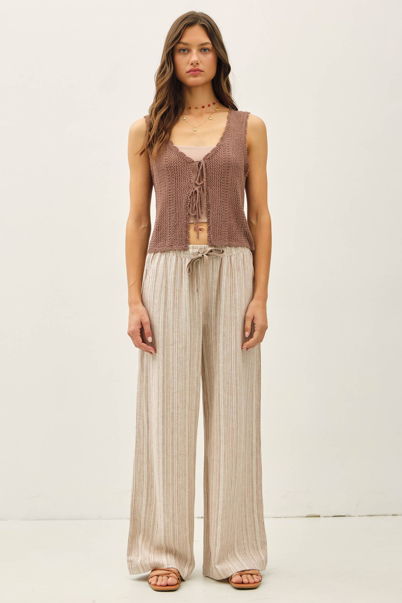 Wide Leg Linen Pants