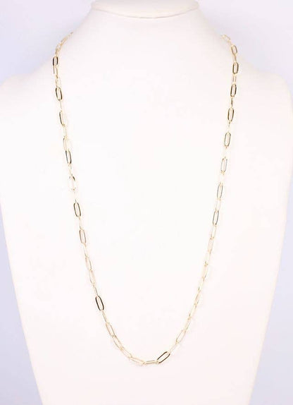 Corena Link Necklace : Gold