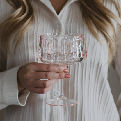 Let’s Sip Outdoor Plastic Coupe Drinkware