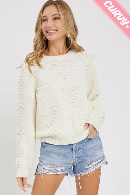 All in Love Sweater - Plus
