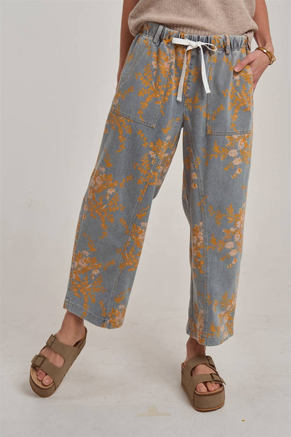 Fall Florals Relaxed Denim