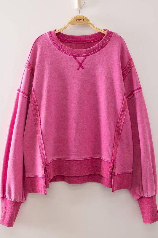 Vintage Washed Sweatshirt - Plus
