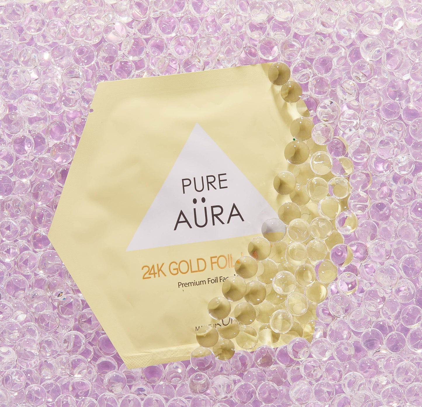 LUXURY 24K GOLD METALLIC FACIAL FOIL MASK