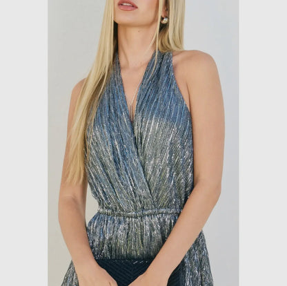 Silver Starlight Romper