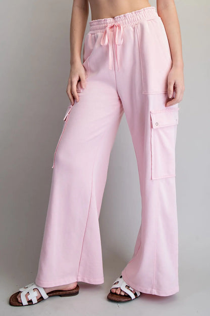 Pretty Pink Cargo Comfy Pants