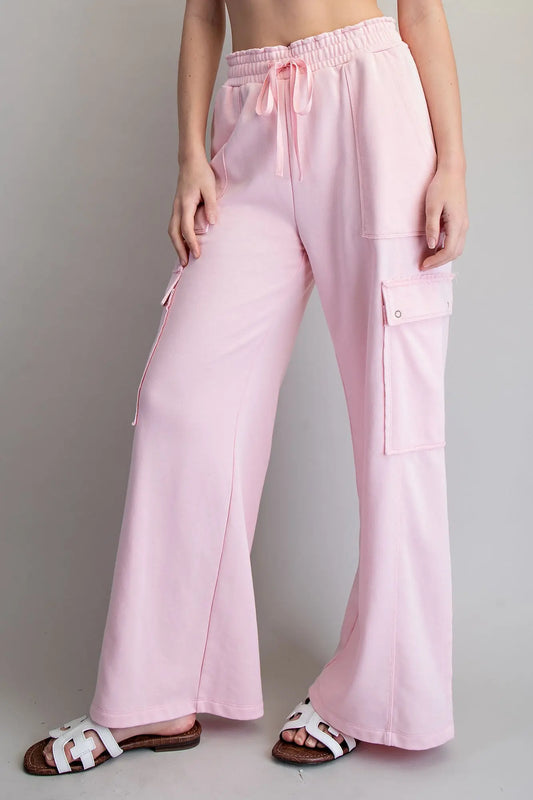 Pretty Pink Cargo Comfy Pants