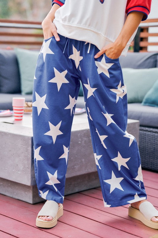 Star French Terry Barrel Sweats