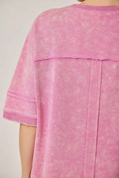 Washed Terry Dress