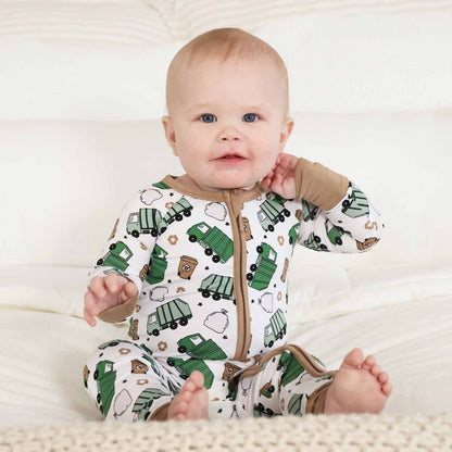 Clean Up Crew Bamboo Zip Romper