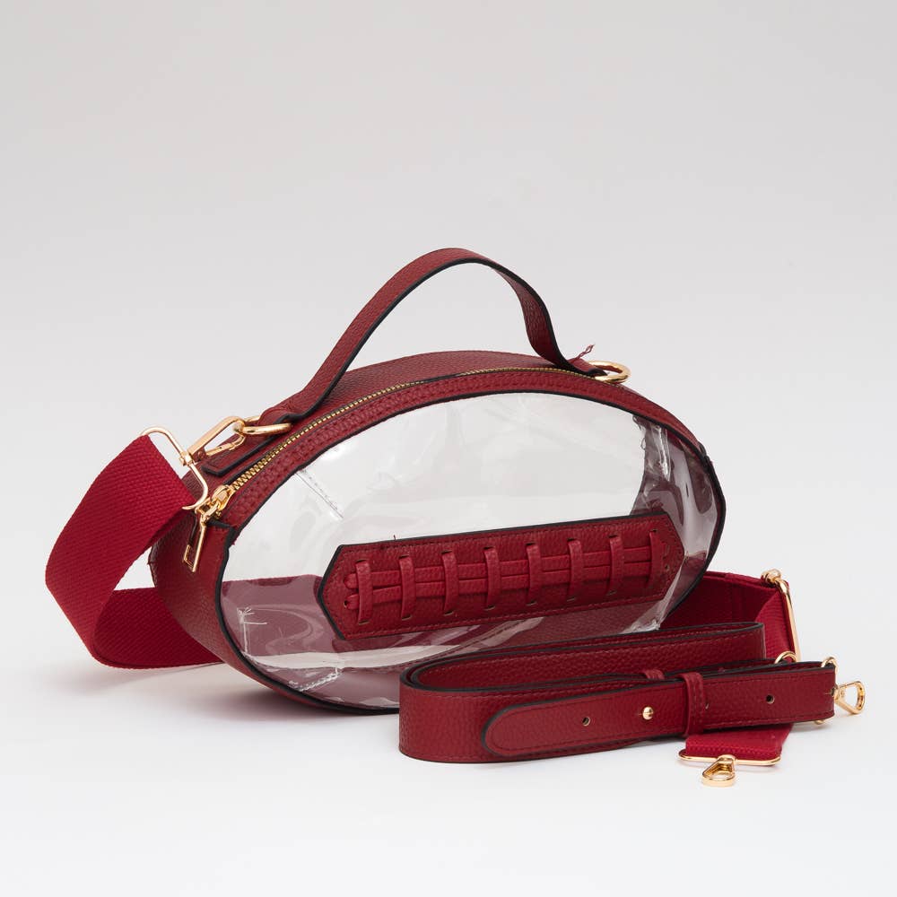 Game Day Football Clear Bag
