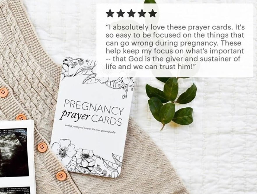 Pregnancy Prayer Cards | Expecting Mom Gift