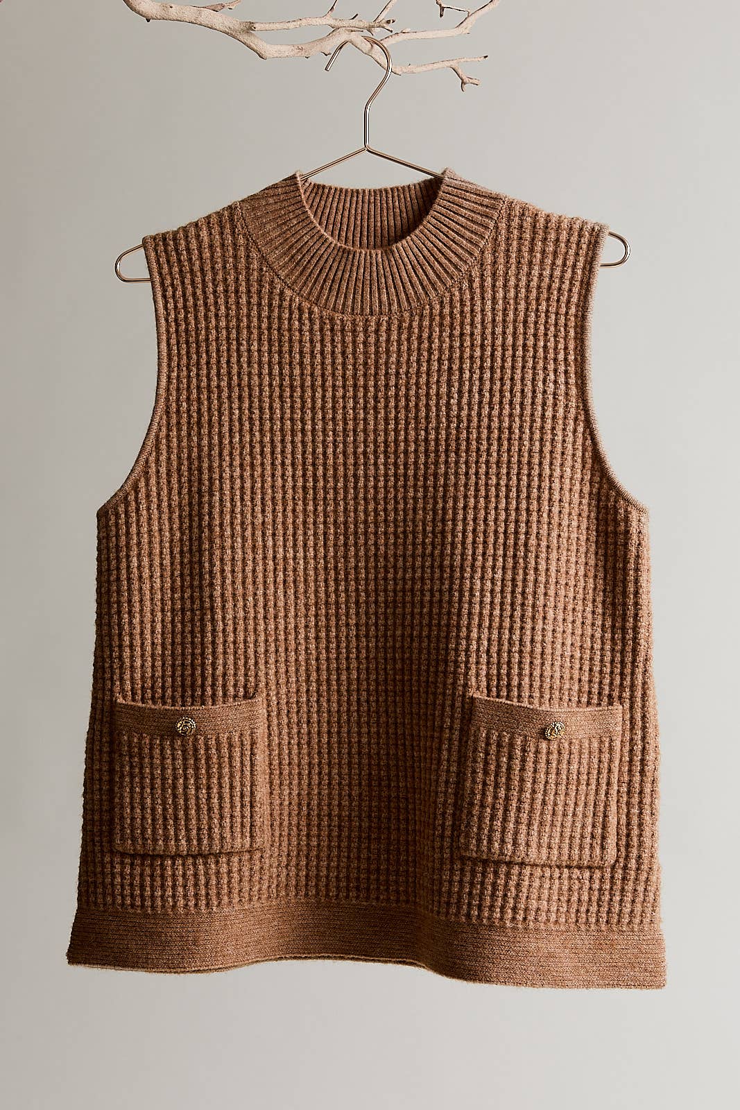 Stay Elevated Mock Neck Vest