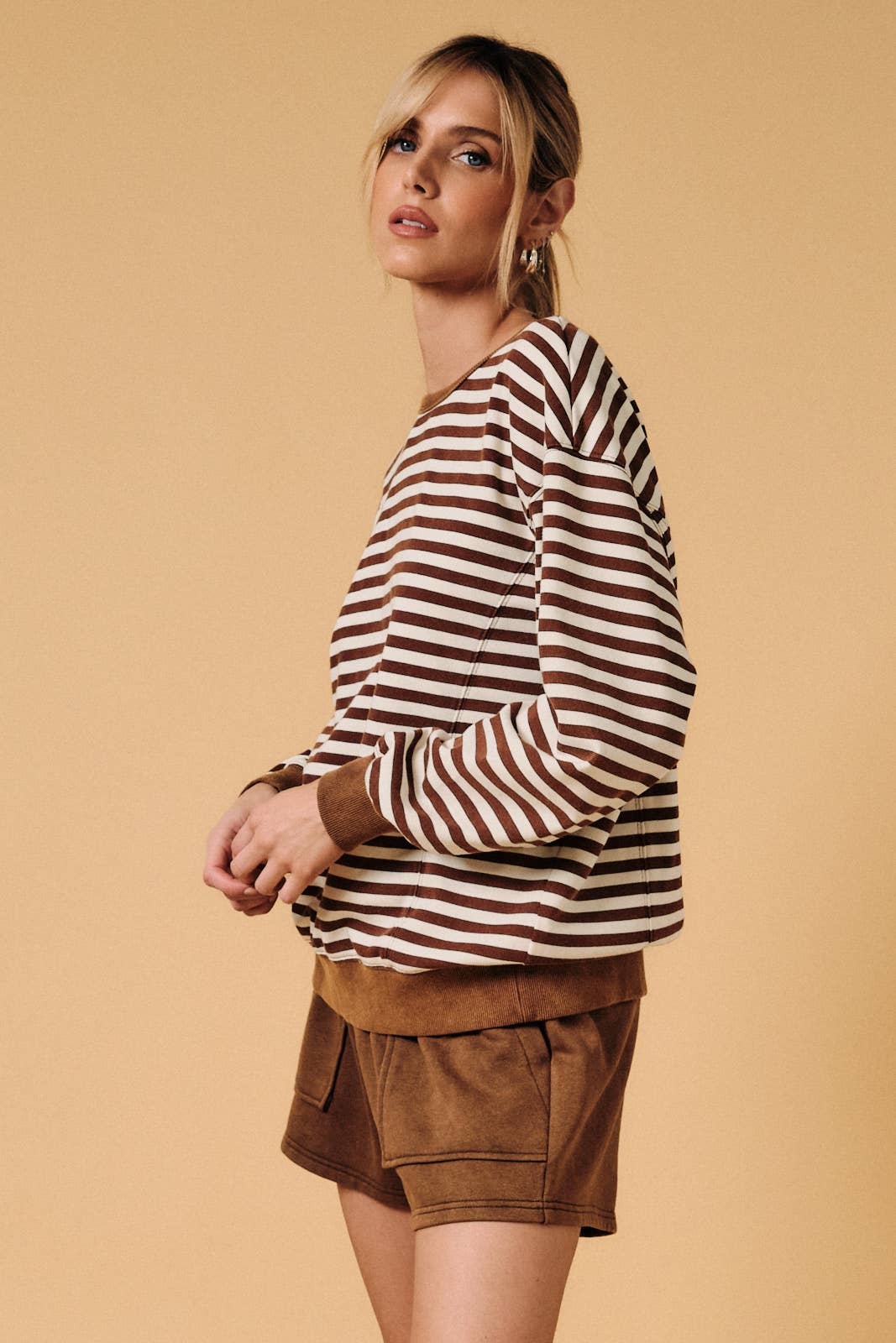 Crew Neck French Terry Sweatshirt