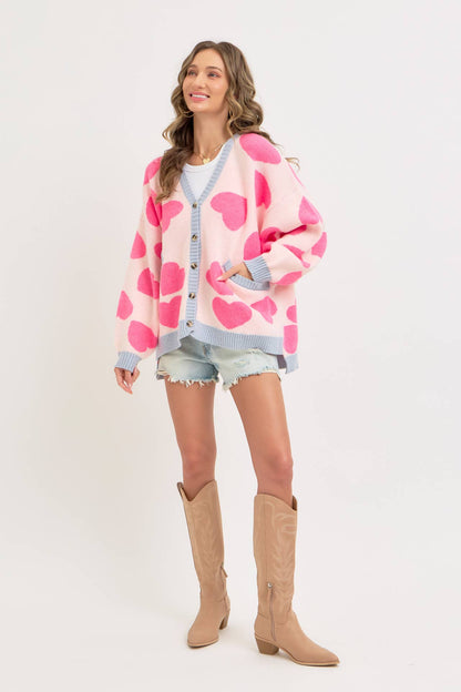 Heart On My Sleeve Cardigan