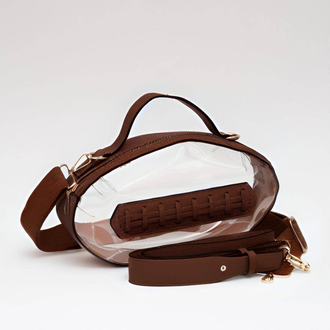 Game Day Football Clear Bag