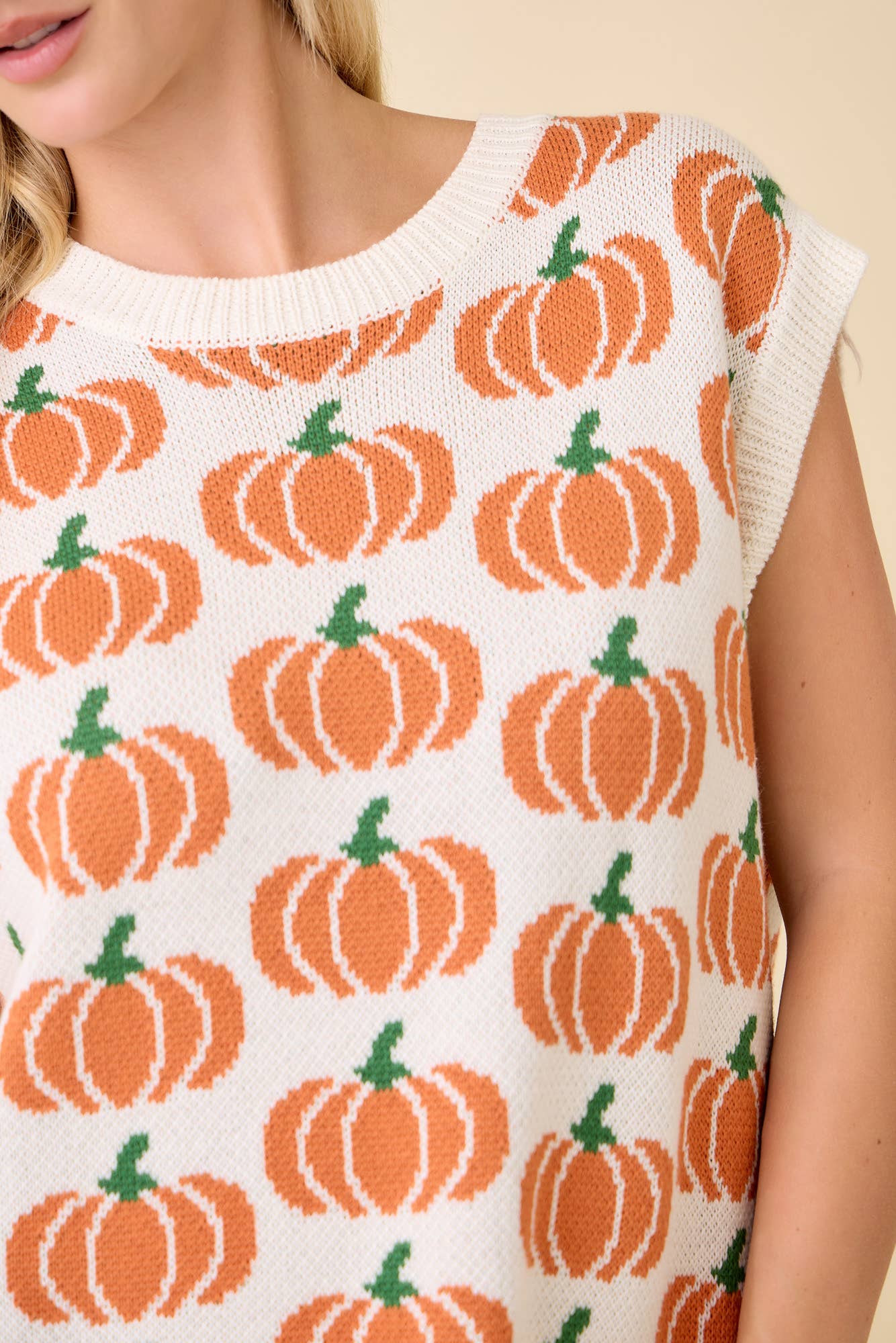 Pumpkin Sweater Knit Top FINAL SALE