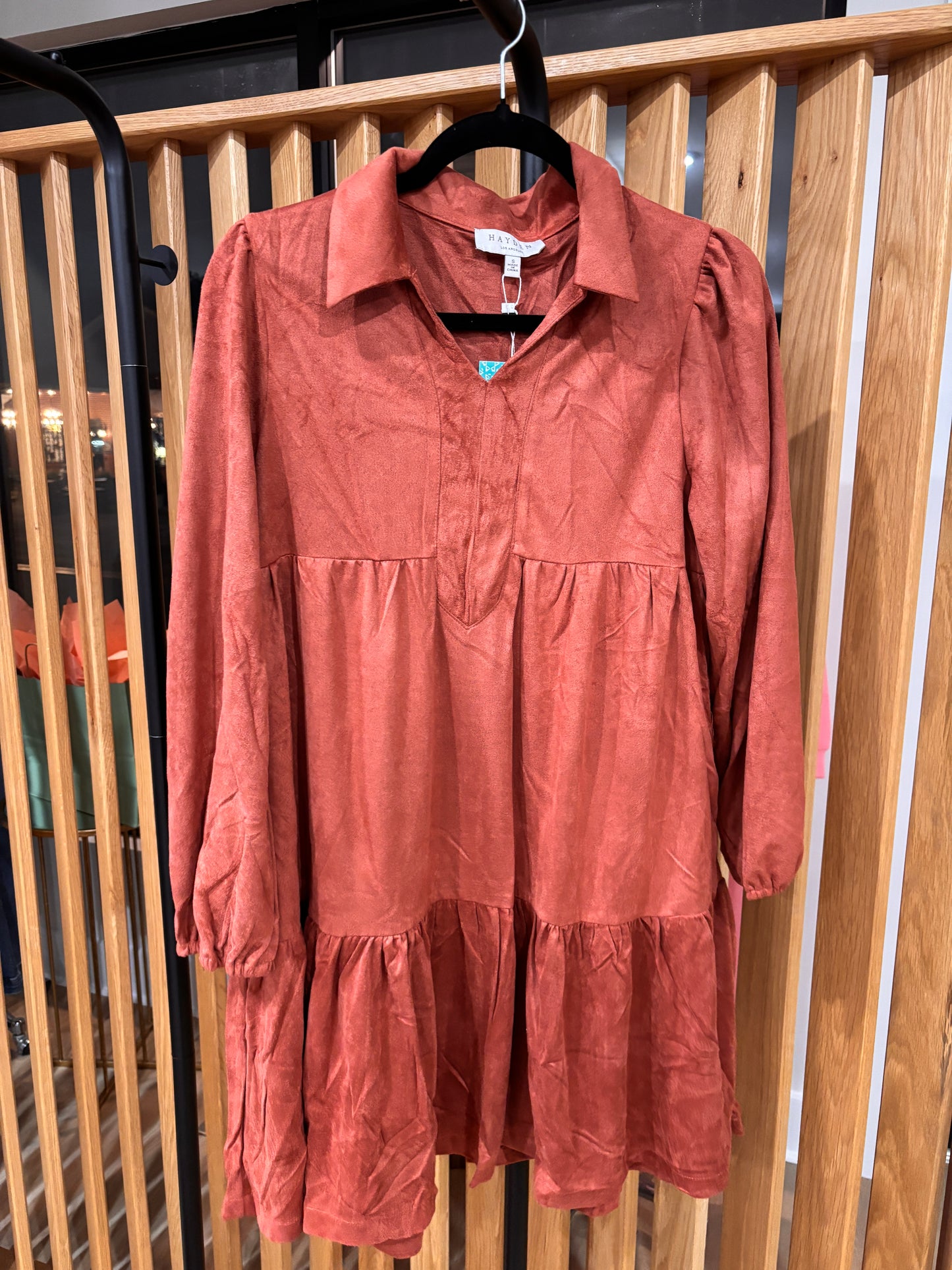 Pumpkin Patch Suede Dress
