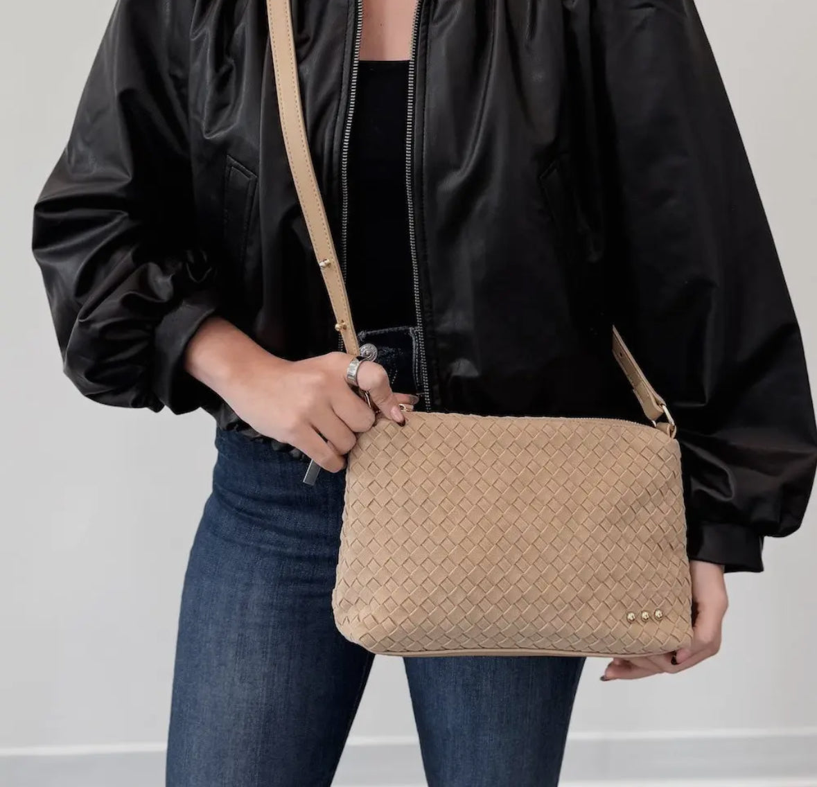 Harper Hobo Suede Shoulder Bag
