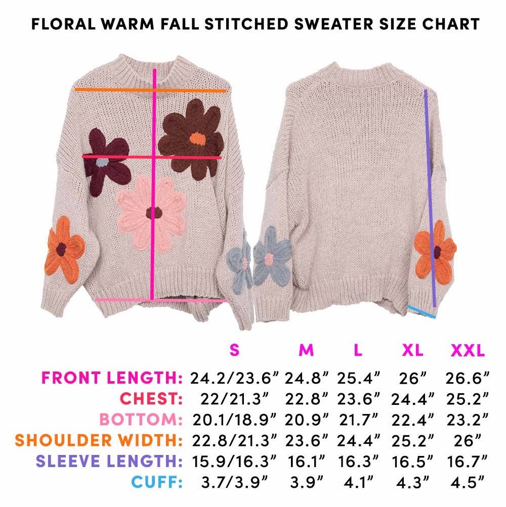 Autumn Blooms Cozy Sweater