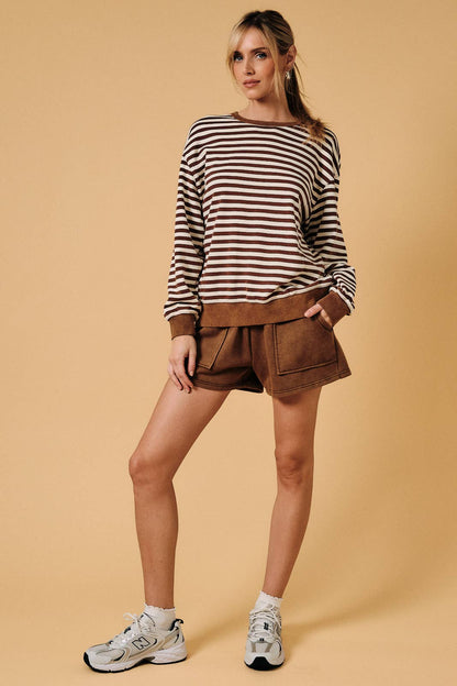 Crew Neck French Terry Sweatshirt