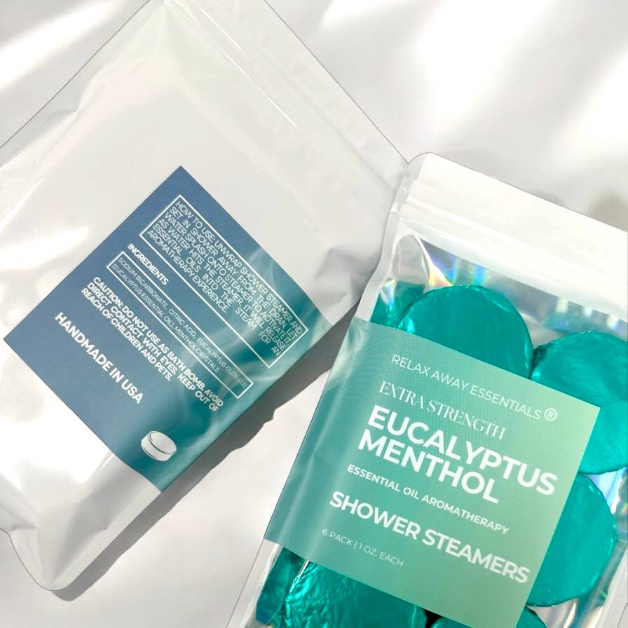 Eucalyptus Menthol Shower Steamers - 6 Pack