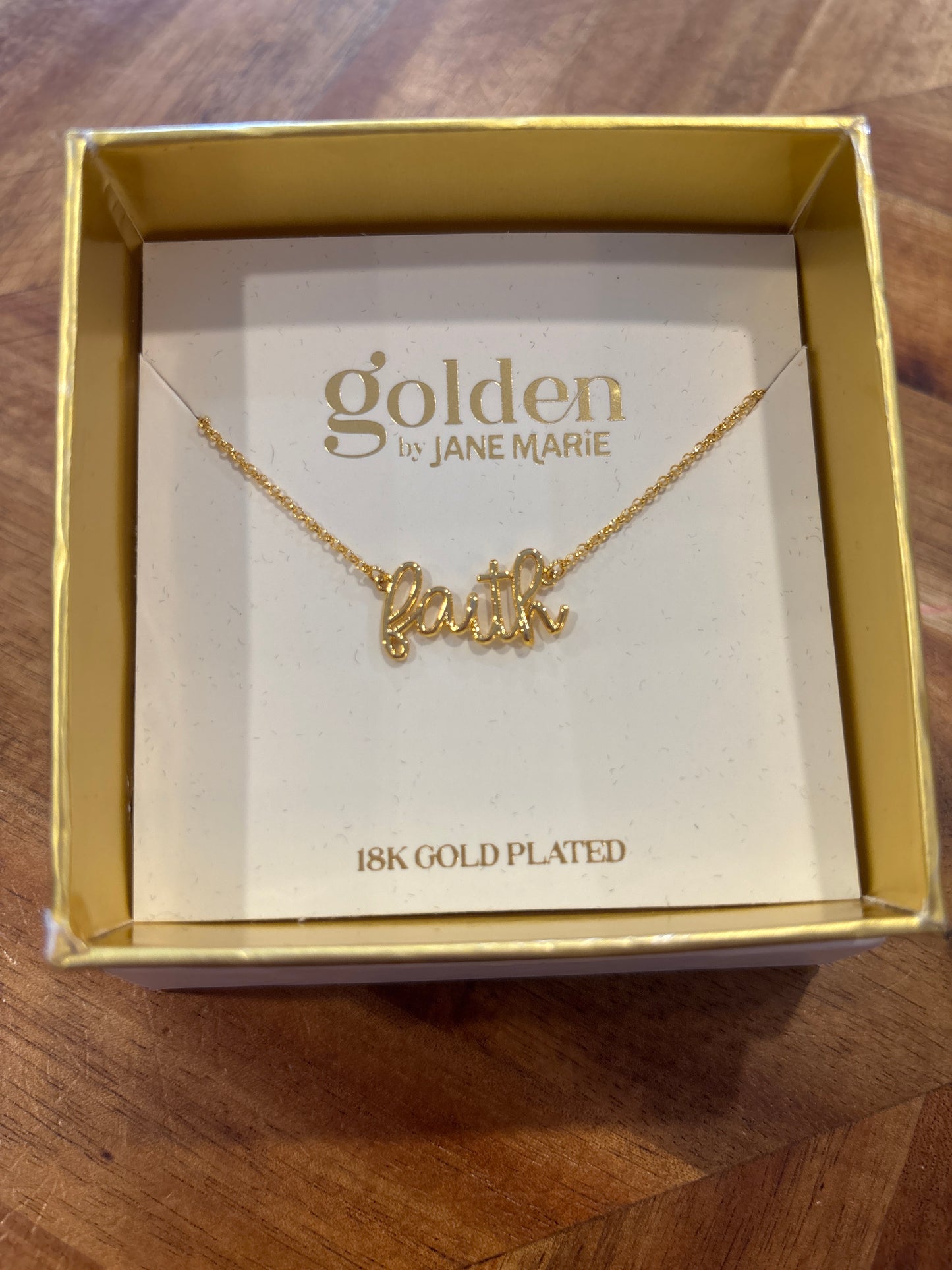 Faith 18K Gold Plated Necklace