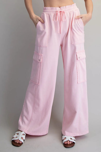 Pretty Pink Cargo Comfy Pants