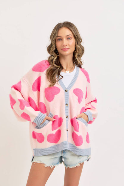 Heart On My Sleeve Cardigan