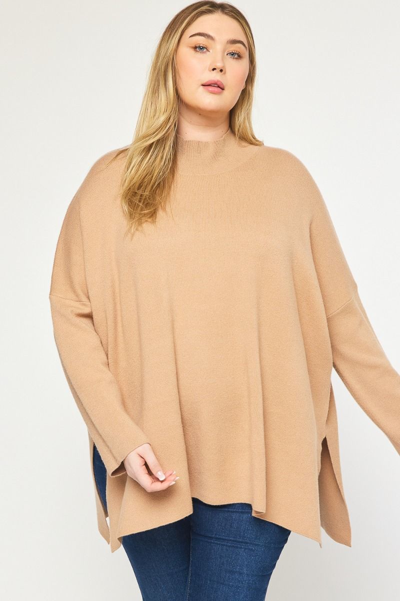 Mock Neck Sweater - Plus FINAL SALE