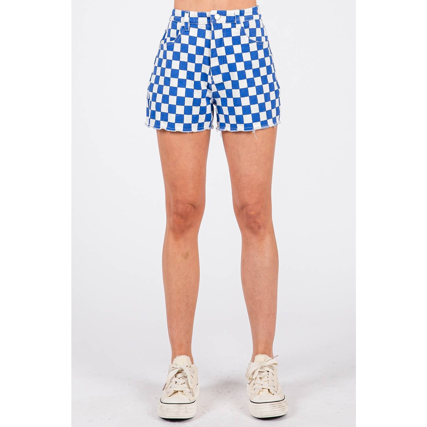 Game Day Checkered Shorts