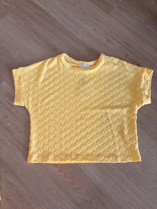 Girls Flower Power Knit Top