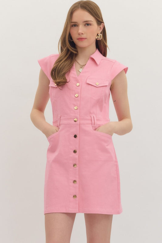 Call It Classic Pink Mini Dress