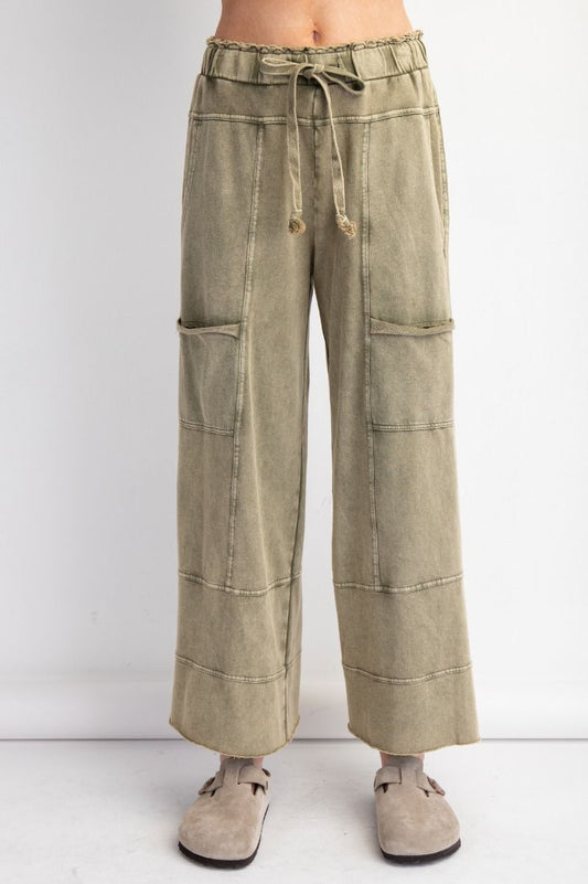 Cargo Comfy Pants - Olive