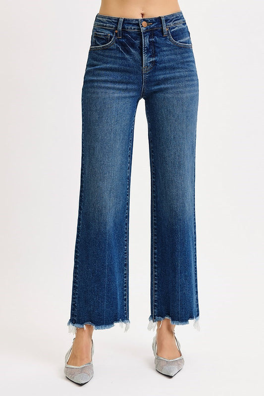 Classic Ankle Straight Dark Denim