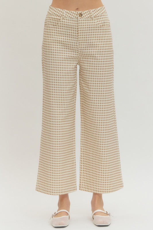 Summertime Gingham Pants