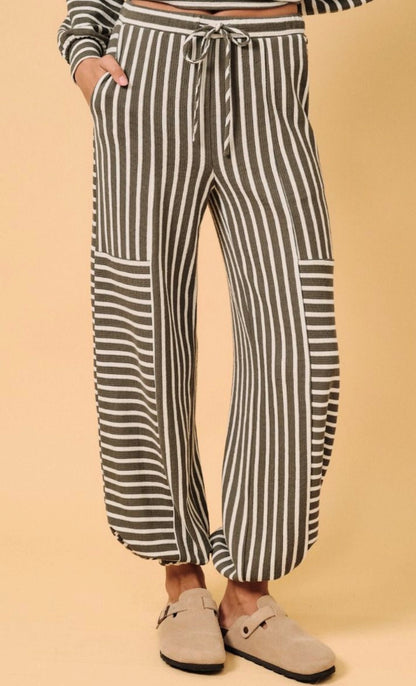 Stripe Knit Pant