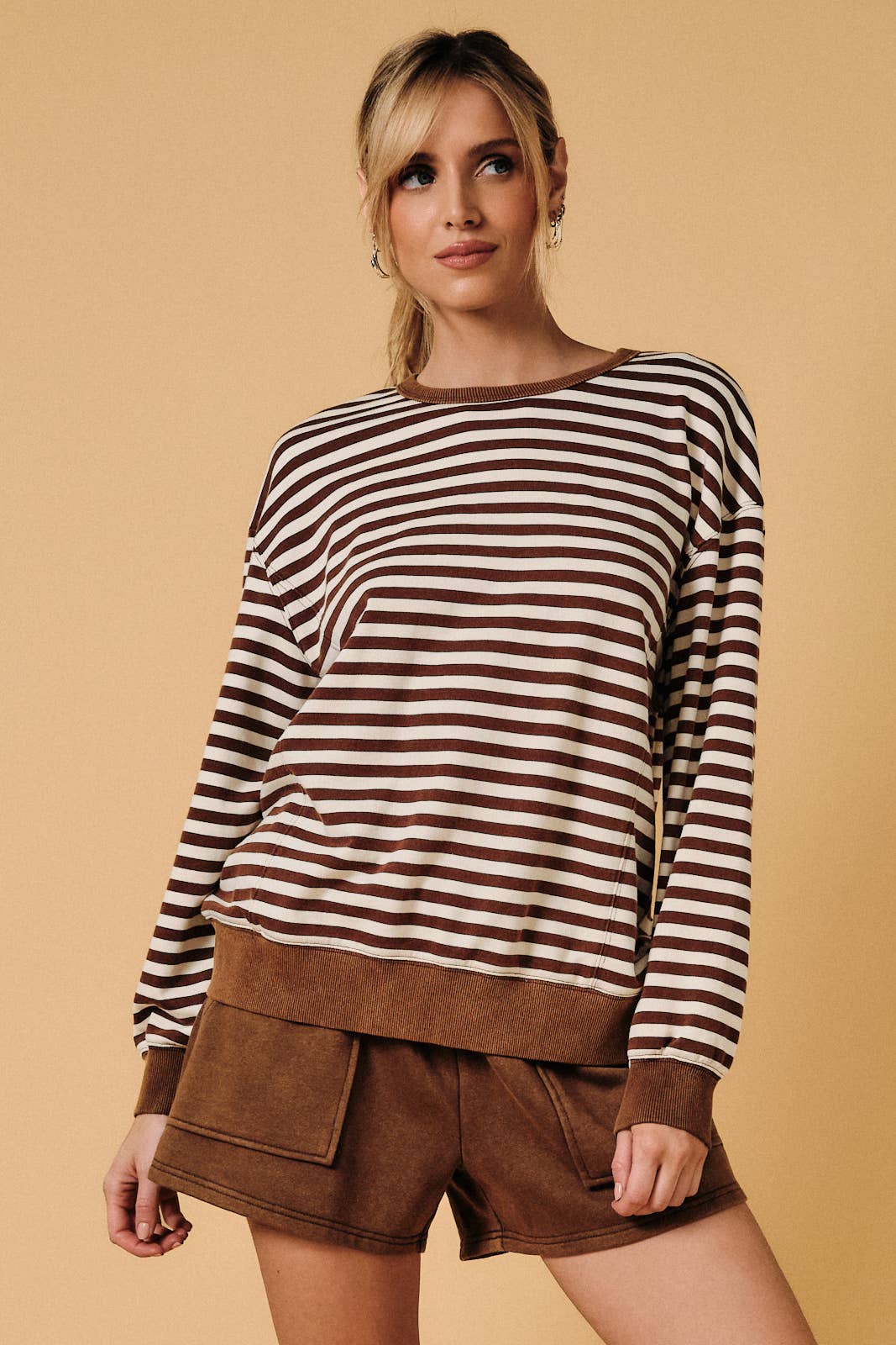 Crew Neck French Terry Sweatshirt