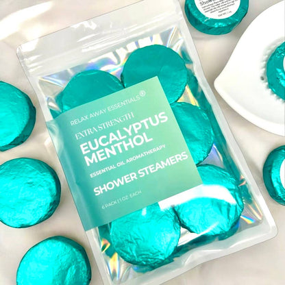 Eucalyptus Menthol Shower Steamers - 6 Pack