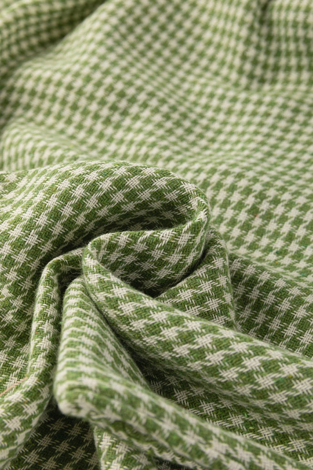 Green Gingham Wide Leg Overalls