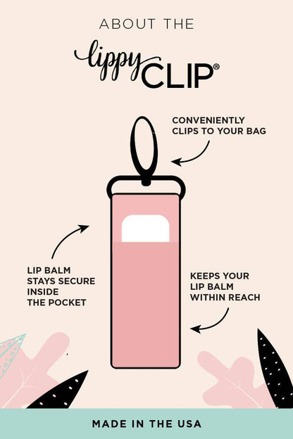 Fall Sips LippyClip® Lip Balm Holder for Chapstick