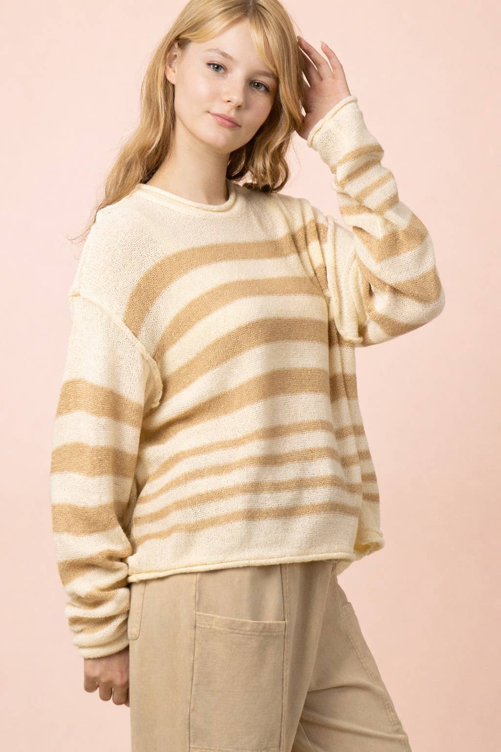 Striped Sweater Top