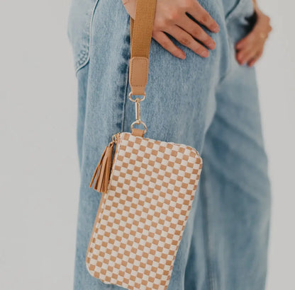 Emma Woven Clutch Wristlet