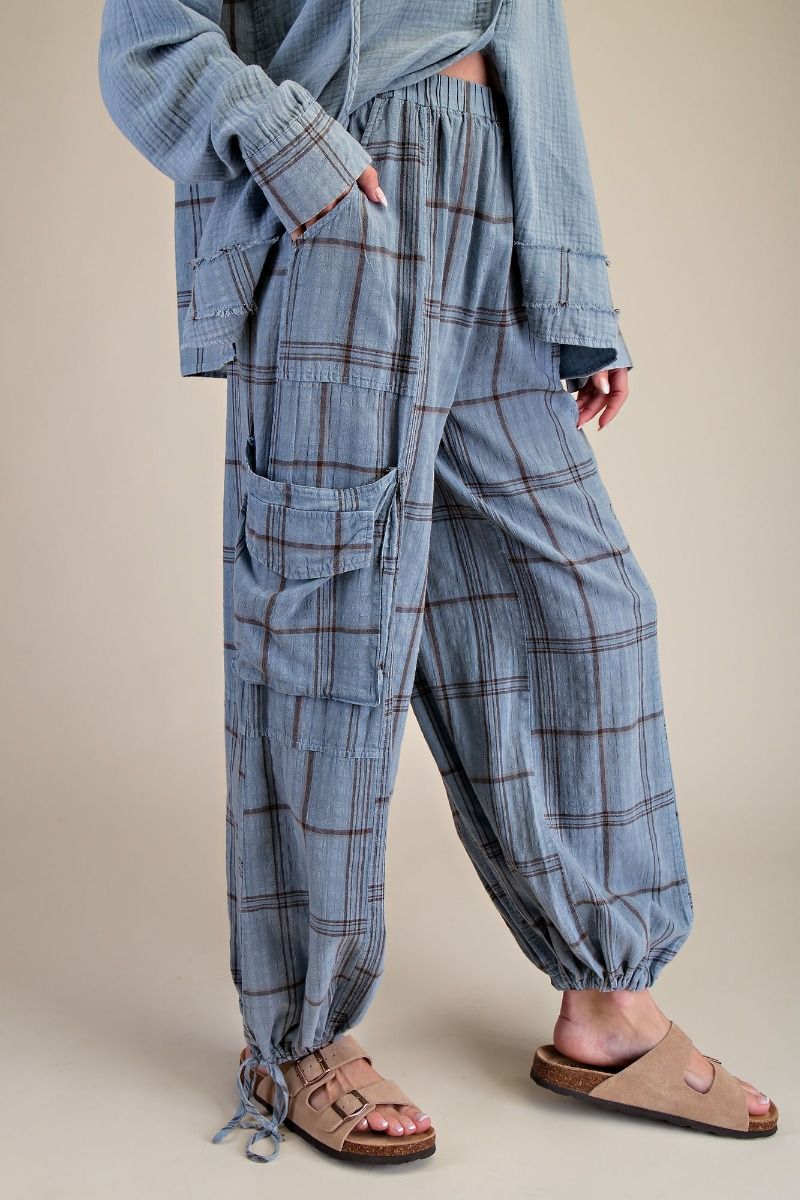 Boho Plaid Pants