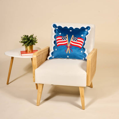 Party In The USA Flag Throw Pillow