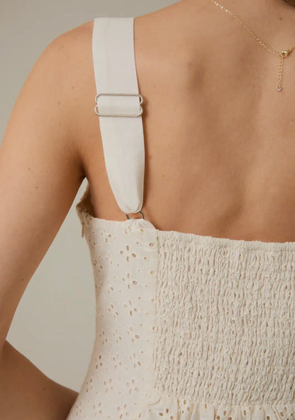 Fit + Flare Eyelet Midi