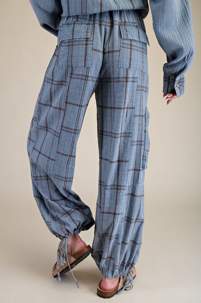 Boho Plaid Pants