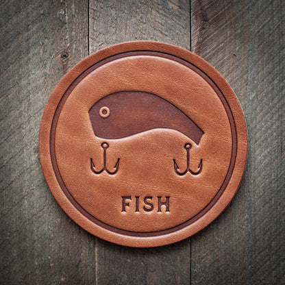 Fish Leather Coaster